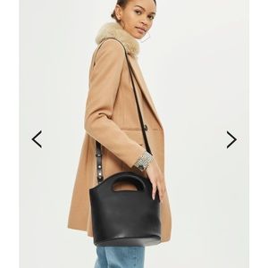 Cherie Cut Out Handle Bucket Bag